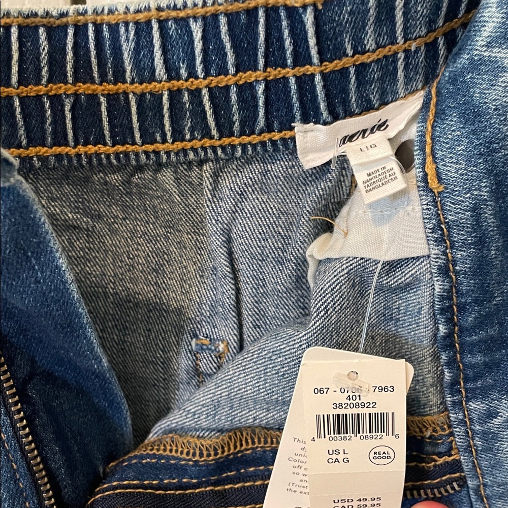 Aerie Blue Jean Shorts - Picture 3 of 3